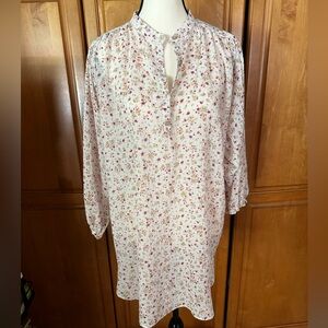 Zara floral tunic